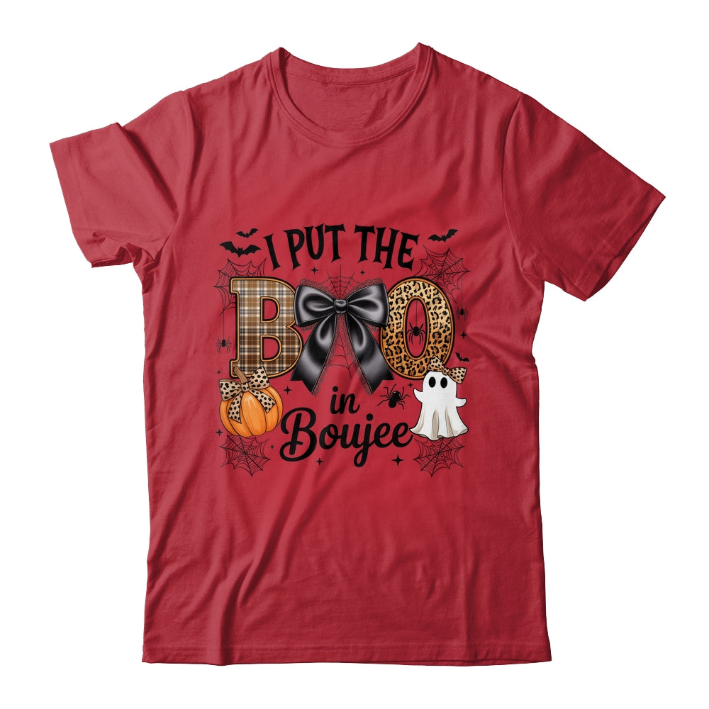 I Put The Boo In Boujee Coquette Halloween Spooky Season Shirt & Sweatshirt | teecentury