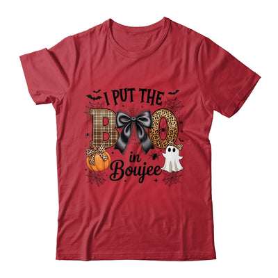 I Put The Boo In Boujee Coquette Halloween Spooky Season Shirt & Sweatshirt | teecentury