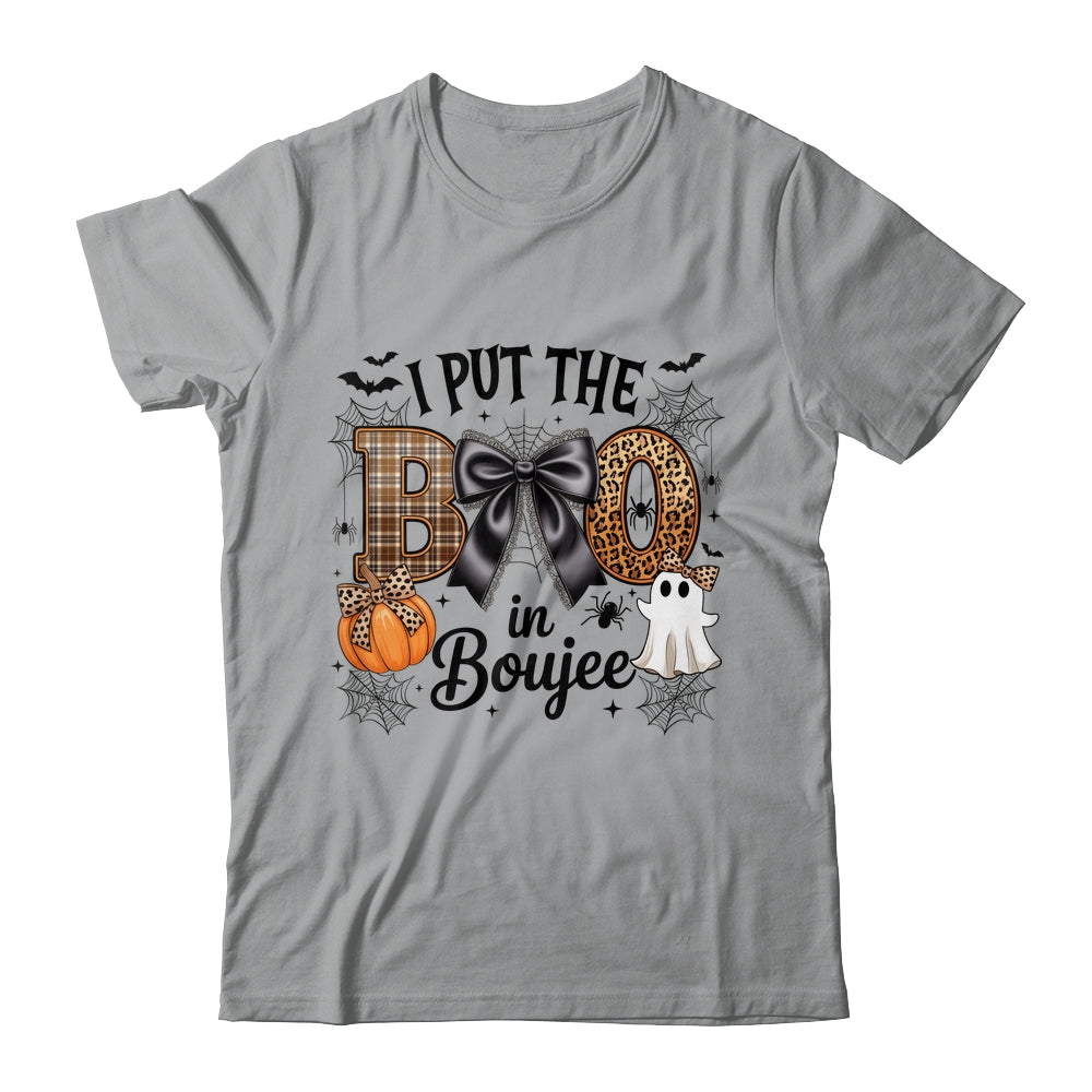 I Put The Boo In Boujee Coquette Halloween Spooky Season Shirt & Sweatshirt | teecentury