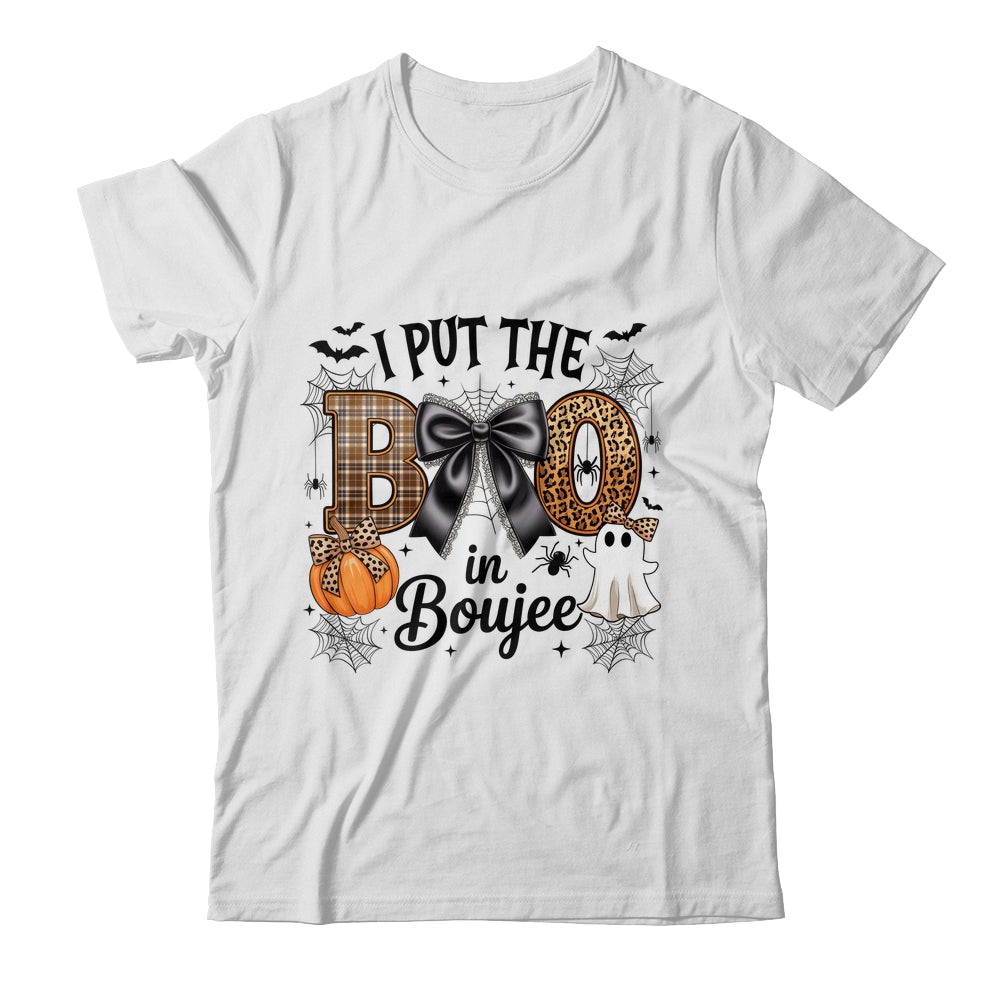I Put The Boo In Boujee Coquette Halloween Spooky Season Shirt & Sweatshirt | teecentury