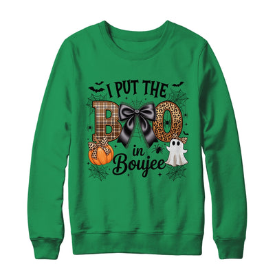 I Put The Boo In Boujee Coquette Halloween Spooky Season Shirt & Sweatshirt | teecentury