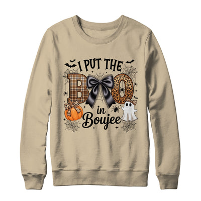 I Put The Boo In Boujee Coquette Halloween Spooky Season Shirt & Sweatshirt | teecentury