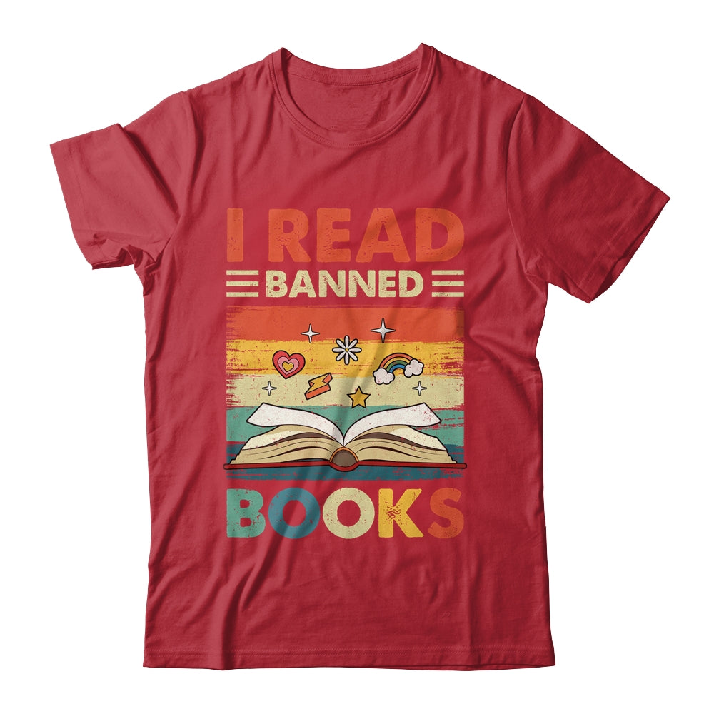 I Read Banned Books Week Librarian Freedom Reader Nerd Shirt & Tank Top | teecentury