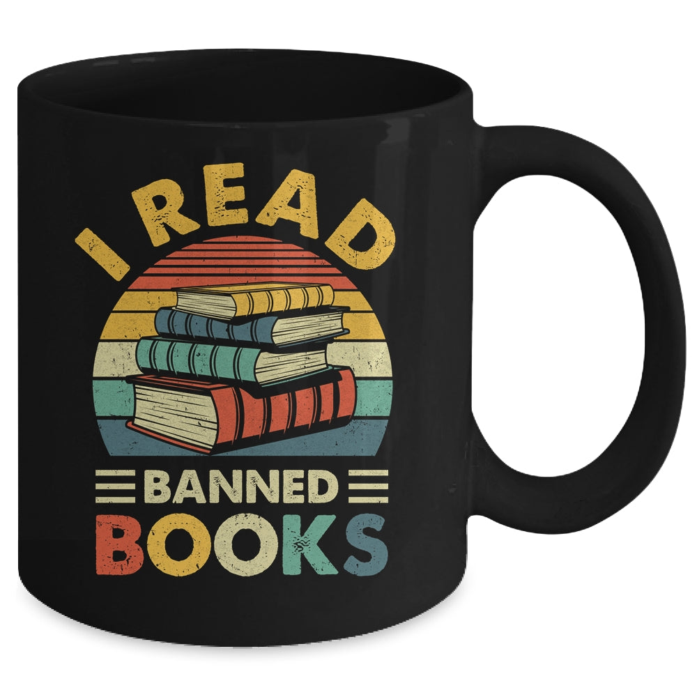 I Read Banned Books Week Librarian Freedom Reader Nerd Men Mug | teecentury
