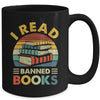 I Read Banned Books Week Librarian Freedom Reader Nerd Men Mug | teecentury