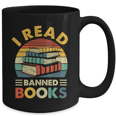 I Read Banned Books Week Librarian Freedom Reader Nerd Men Mug | teecentury