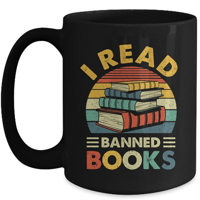 I Read Banned Books Week Librarian Freedom Reader Nerd Men Mug | teecentury
