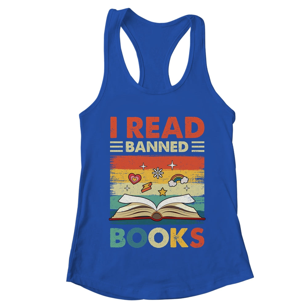 I Read Banned Books Week Librarian Freedom Reader Nerd Shirt & Tank Top | teecentury