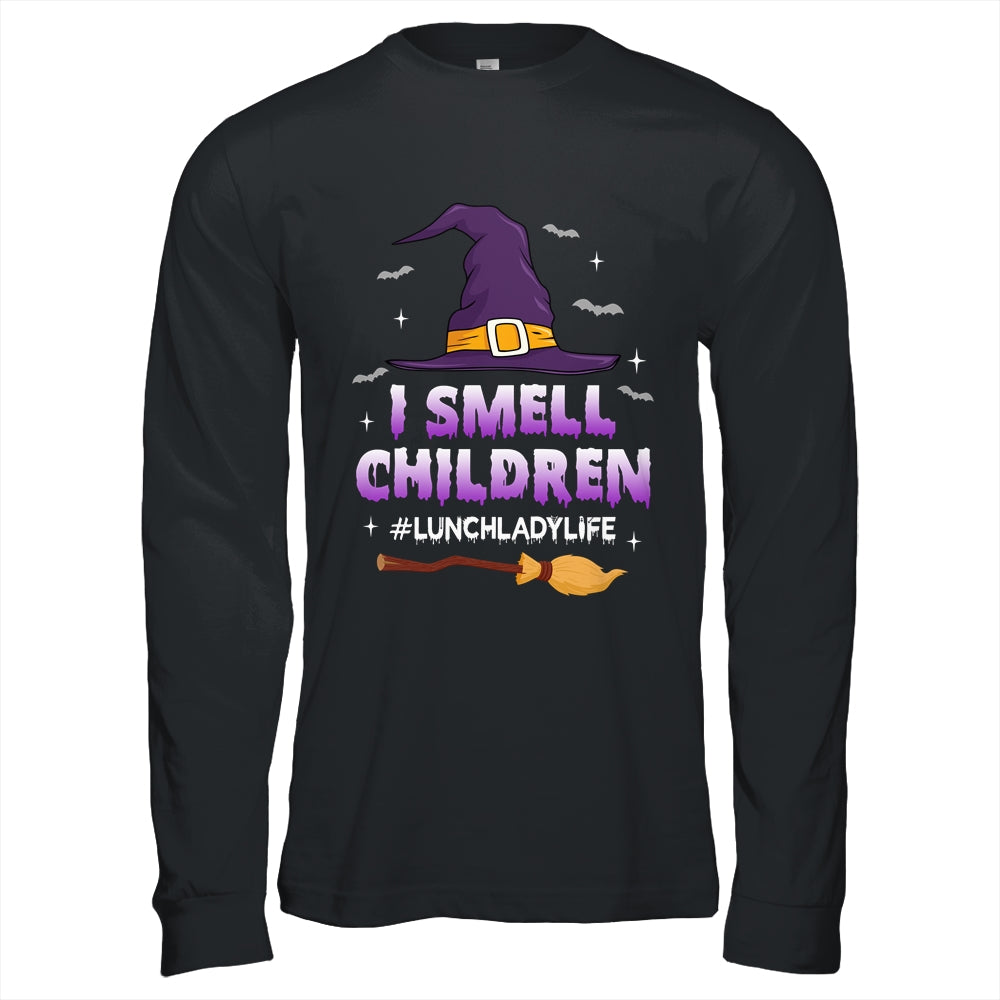 I Smell Children Lunch Lady Funny Halloween For Lunch Lady Shirt & Hoodie | teecentury