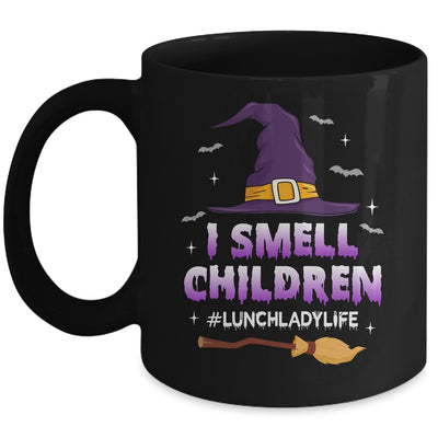 I Smell Children Lunch Lady Funny Halloween For Lunch Lady Mug | teecentury