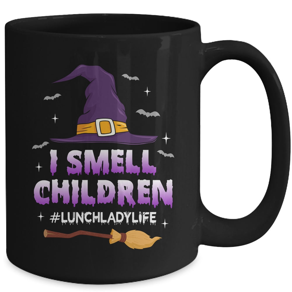 I Smell Children Lunch Lady Funny Halloween For Lunch Lady Mug | teecentury