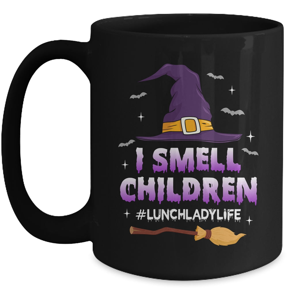 I Smell Children Lunch Lady Funny Halloween For Lunch Lady Mug | teecentury