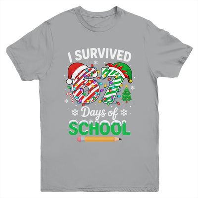I Survived 67 Days Of School Christmas Teachers Students Youth Shirt | teecentury