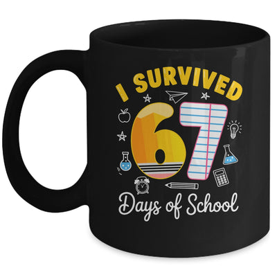 I Survived 67 Days Of School Funny Meme Teacher Student Mug | teecentury