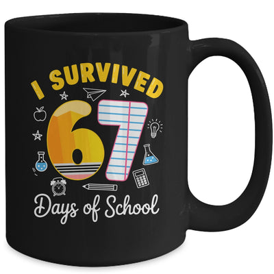 I Survived 67 Days Of School Funny Meme Teacher Student Mug | teecentury