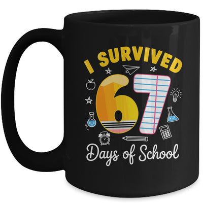 I Survived 67 Days Of School Funny Meme Teacher Student Mug | teecentury