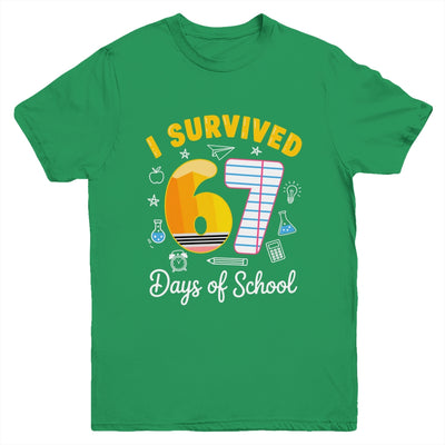 I Survived 67 Days Of School Funny Meme Teacher Student Youth Shirt | teecentury