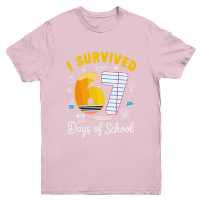 I Survived 67 Days Of School Funny Meme Teacher Student Youth Shirt | teecentury