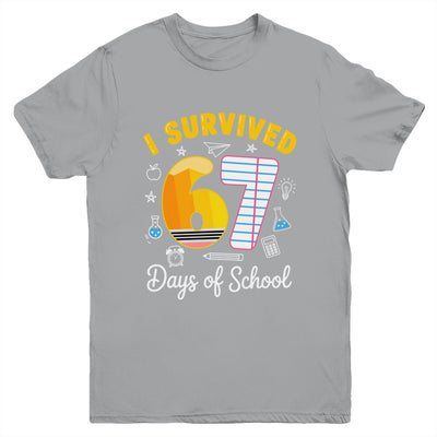 I Survived 67 Days Of School Funny Meme Teacher Student Youth Shirt | teecentury