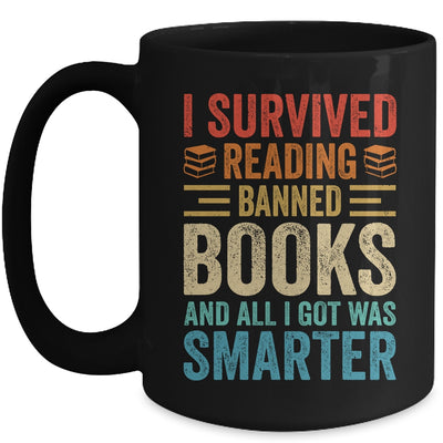 I Survived Reading Banned Books And All I Got Was Smarter Mug | teecentury