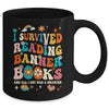 I Survived Reading Banned Books Book Lover Bookaholic Groovy Mug | teecentury