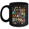 I Survived Reading Banned Books Book Lover Bookaholic Groovy Mug | teecentury