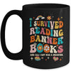 I Survived Reading Banned Books Book Lover Bookaholic Groovy Mug | teecentury