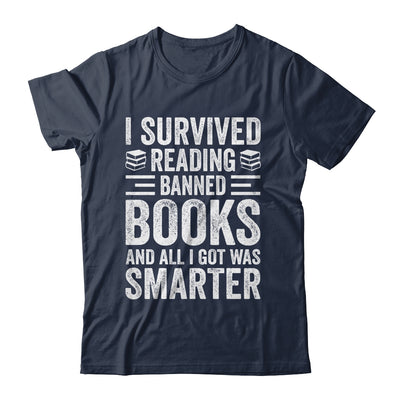 I Survived Reading Banned Books Funny Book Lover Shirt & Tank Top | teecentury