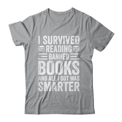 I Survived Reading Banned Books Funny Book Lover Shirt & Tank Top | teecentury