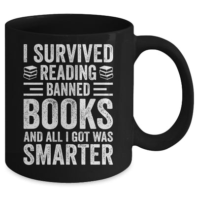 I Survived Reading Banned Books Funny Book Lover Mug | teecentury