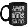 I Survived Reading Banned Books Funny Book Lover Mug | teecentury