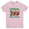 I Tackled 100 Days Of School Football Students Boys Kids Youth Shirt | teecentury