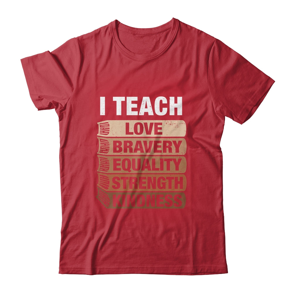 I Teach Black History Month Melanin Afro African Teachers Shirt & Tank Top | teecentury