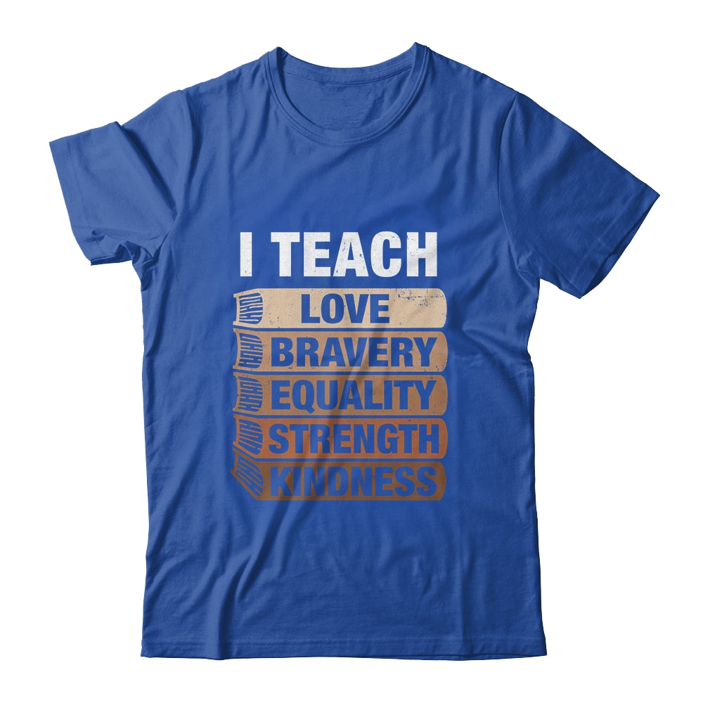 I Teach Black History Month Melanin Afro African Teachers Shirt & Tank Top | teecentury