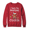 I Teach The Smartest Cookies Christmas Gingerbread Santa Hat Shirt & Sweatshirt | teecentury