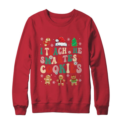 I Teach The Smartest Cookies Christmas Xmas Teacher Groovy Shirt & Sweatshirt | teecentury