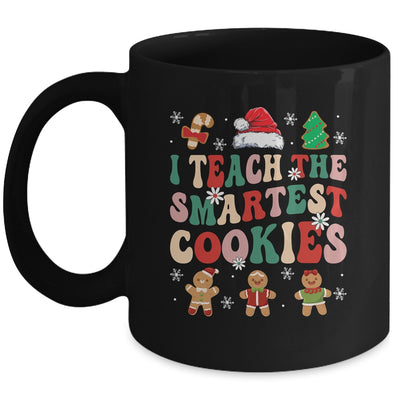 I Teach The Smartest Cookies Christmas Xmas Teacher Groovy Mug | teecentury