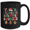 I Teach The Smartest Cookies Christmas Xmas Teacher Groovy Mug | teecentury