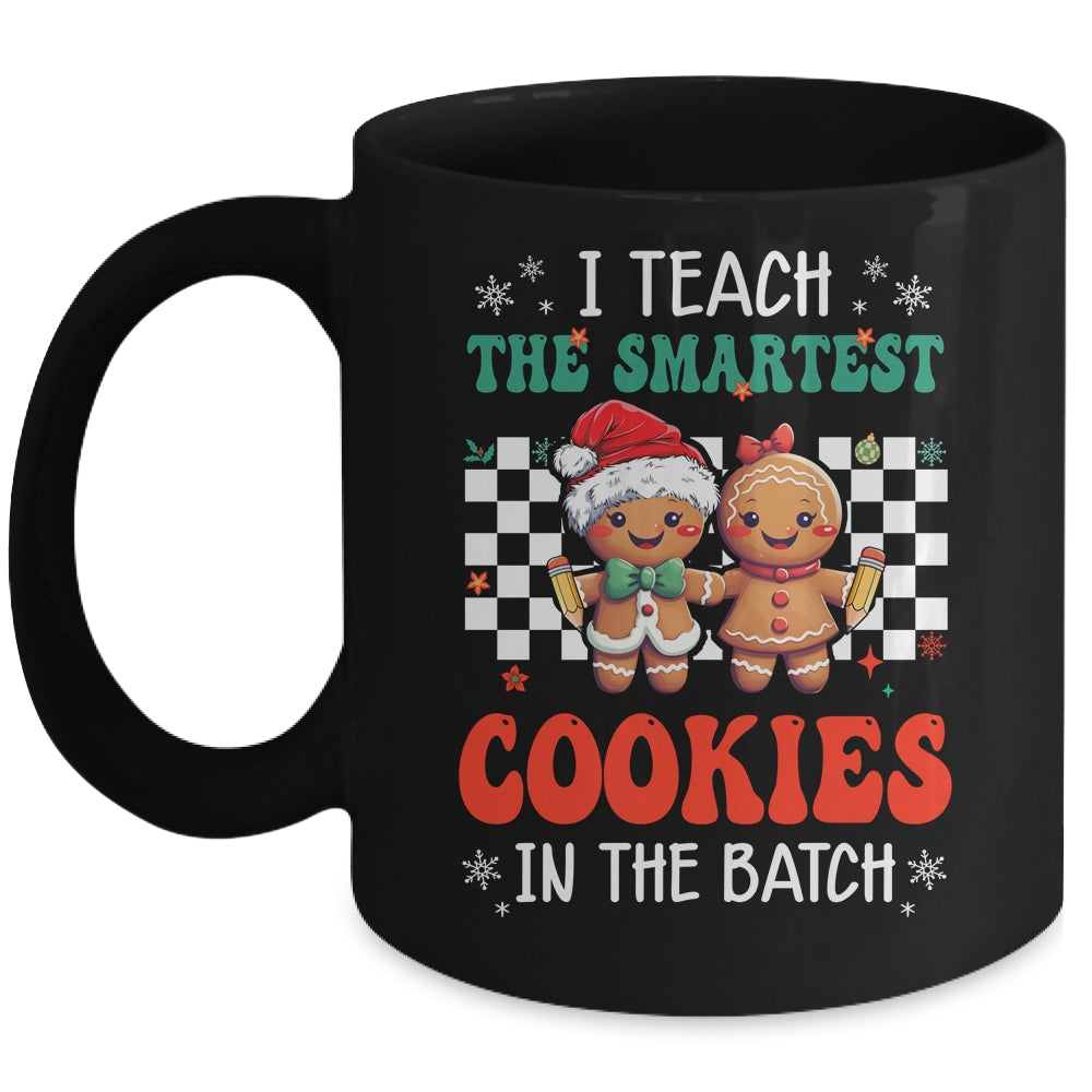 I Teach The Smartest Cookies In The Batch Teacher Christmas Mug | teecentury