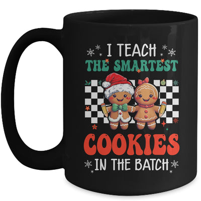 I Teach The Smartest Cookies In The Batch Teacher Christmas Mug | teecentury