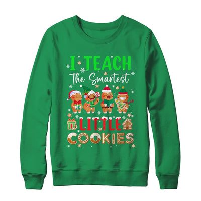 I Teach The Smartest Little Cookies Teacher Christmas Shirt & Sweatshirt | teecentury