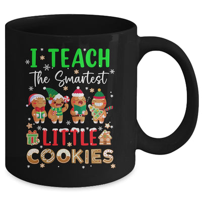 I Teach The Smartest Little Cookies Teacher Christmas Mug | teecentury