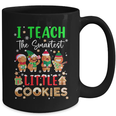 I Teach The Smartest Little Cookies Teacher Christmas Mug | teecentury