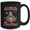 I Want A Hippopotamus For Christmas Hippo Candy Santa Mug | teecentury