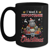 I Want A Hippopotamus For Christmas Hippo Candy Santa Mug | teecentury