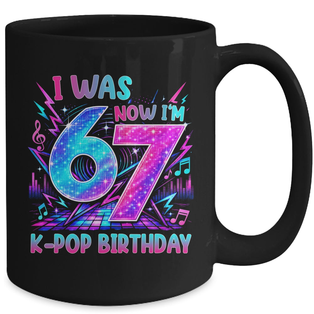 I Was 6 Now I'M 7 Kpop Birthday Girl Gifts For Kids Girls Mug | teecentury