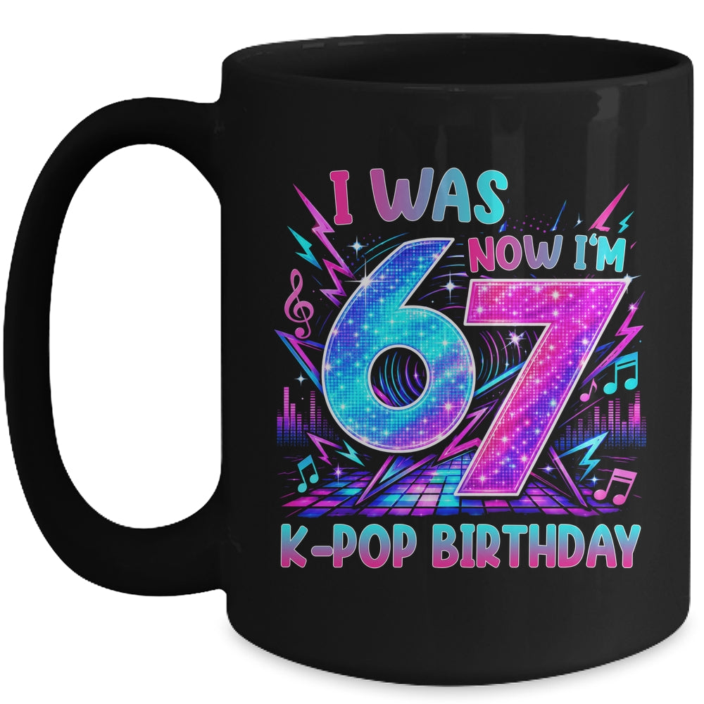 I Was 6 Now I'M 7 Kpop Birthday Girl Gifts For Kids Girls Mug | teecentury
