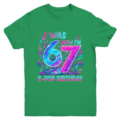 I Was 6 Now I'M 7 Kpop Birthday Girl Gifts For Kids Girls Youth Shirt | teecentury