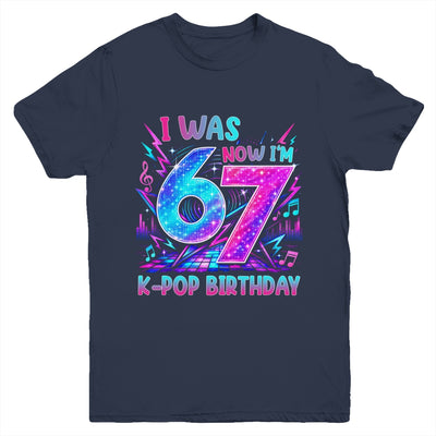 I Was 6 Now I'M 7 Kpop Birthday Girl Gifts For Kids Girls Youth Shirt | teecentury