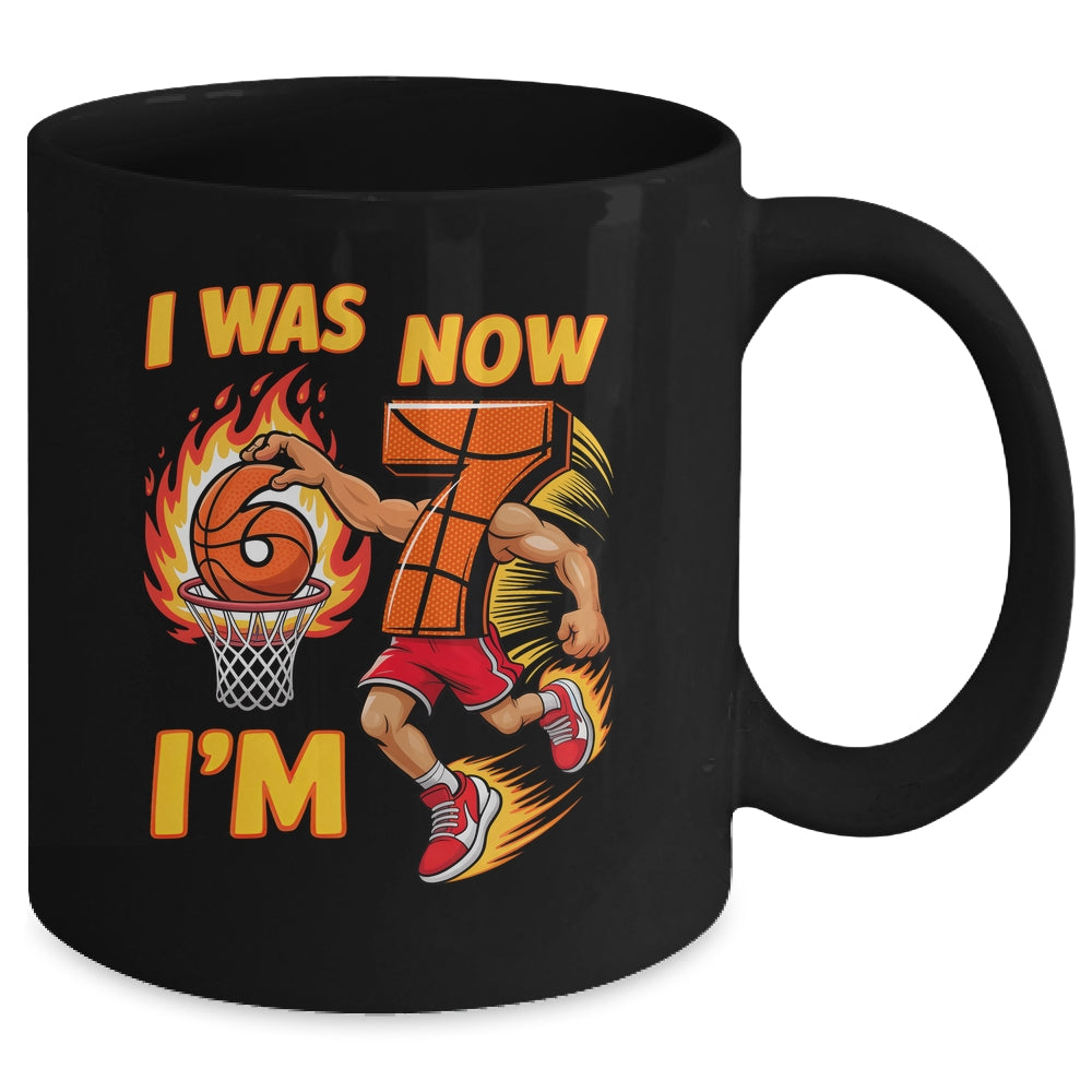I Was 6 Now I'm 7 Basketball 6 7 Meme Birthday Boy Funny Mug | teecentury